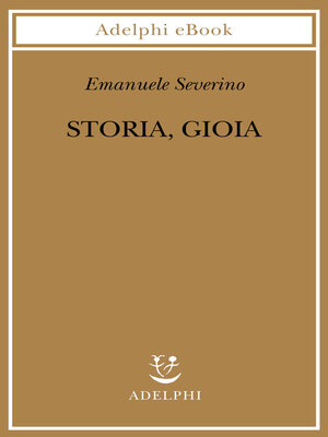 cover image of Storia, Gioia